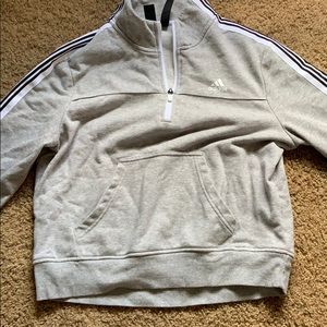Adidas Crop Quarter ZIP Hoodie